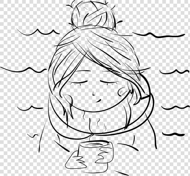 Messy Bun Girl   6am Mornings  Wake Up Right Writing Journal  HD Png DownloadTransparent PNG