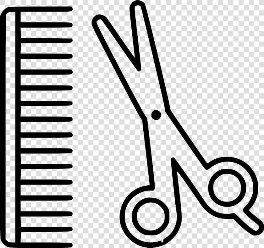 Stylist Comb Scissors Hairstyle Hair Hairdresser   Haircut Icon Png  Transparent PngTransparent PNG