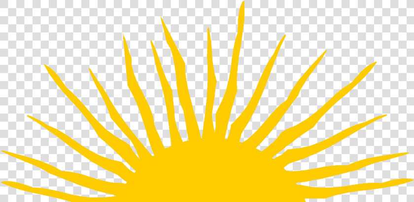 Sunrise Png Image File Copy   Transparent Background Half Sun Clipart  Png DownloadTransparent PNG