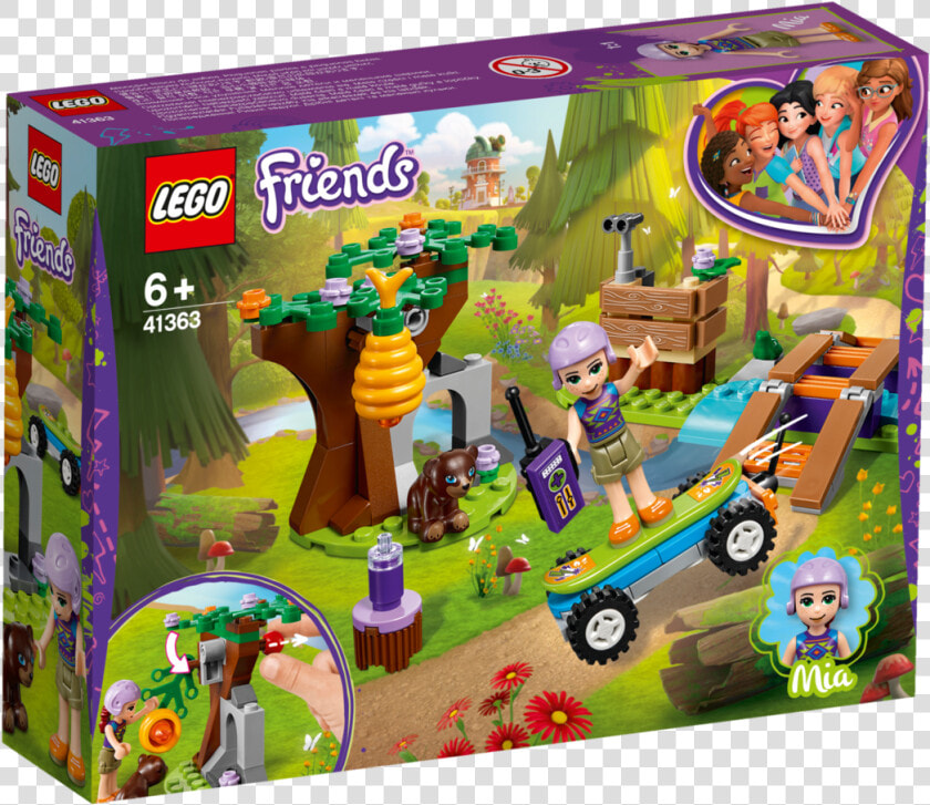 Lego Friends Mia  39 s Forest Adventure 41363  HD Png DownloadTransparent PNG