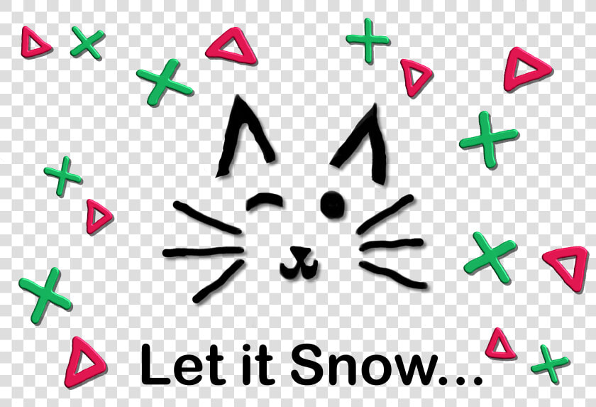Let It Snow Graphic Design © 2018 Ericarobbin  HD Png DownloadTransparent PNG