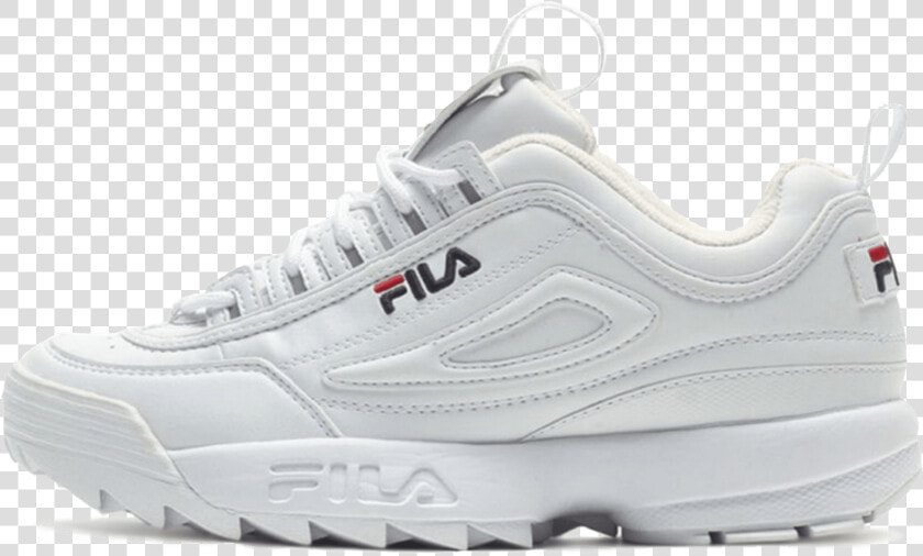 Fila Shoes Womens White And Black  HD Png DownloadTransparent PNG
