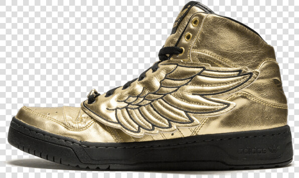 Adidas Js Wings Metallic Gold   Adidas Js Wings   39 metallic Gold  39  Shoes  HD Png DownloadTransparent PNG