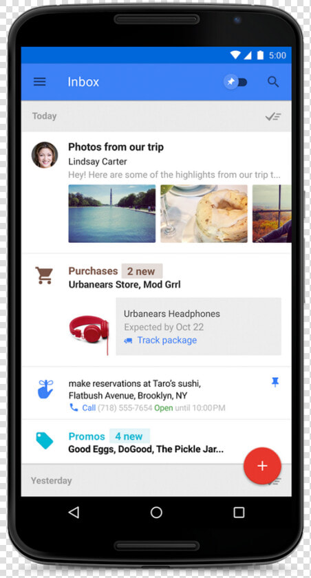 Google Inbox App  HD Png DownloadTransparent PNG