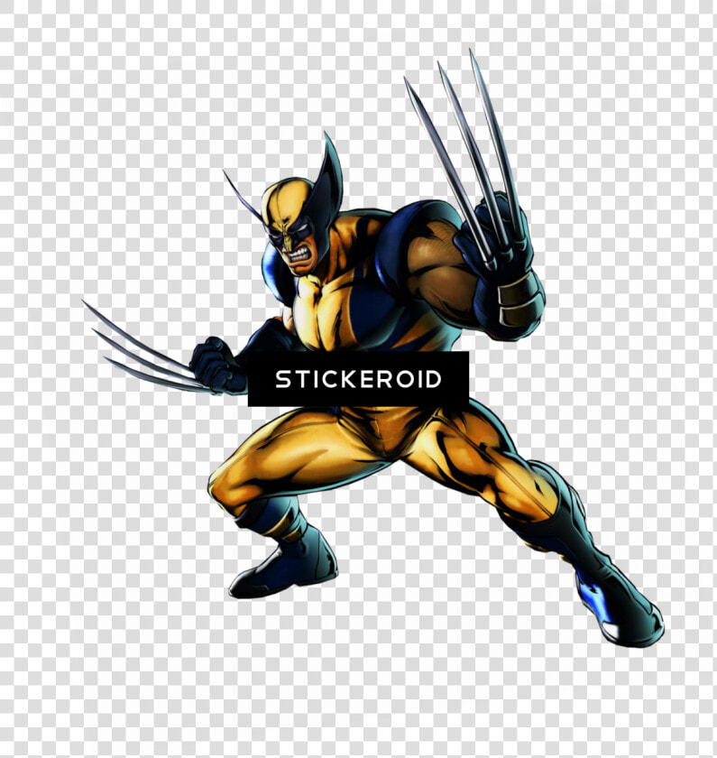 Ultimate Marvel Vs Capcom 3 Wolverine   Png Download   Wolverine Cartoon Mutant X  Transparent PngTransparent PNG