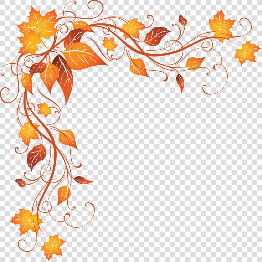 Transparent Autumn Border Png   Floral Brushes For Photoshop Free Download  Png DownloadTransparent PNG