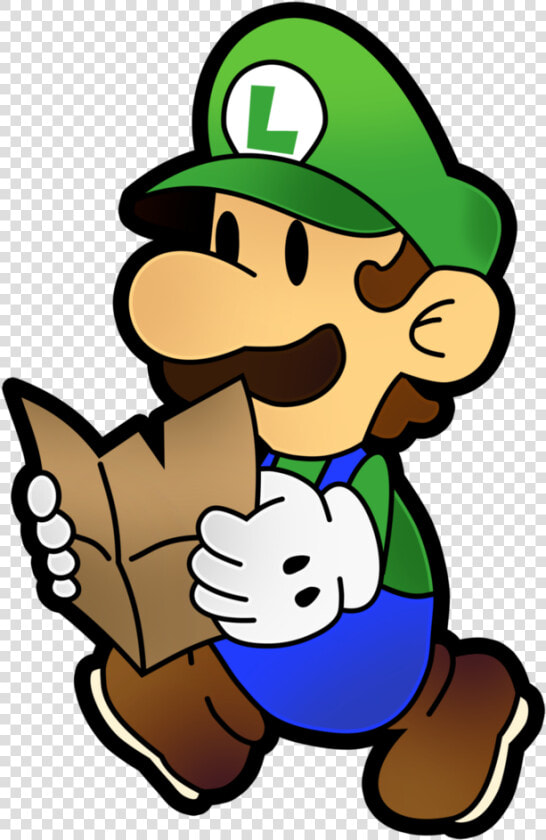 Paper Luigi Png Jpg Royalty Free Download   Super Mario Paper Luigi  Transparent PngTransparent PNG
