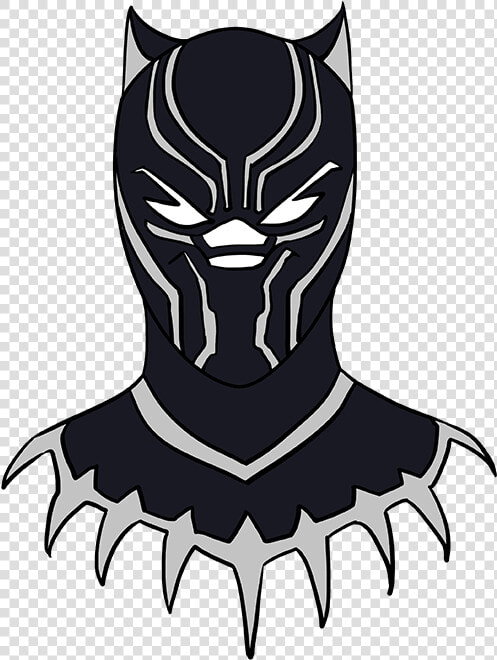 How To Draw Black Panther   Draw Black Panther Step By Step  HD Png DownloadTransparent PNG