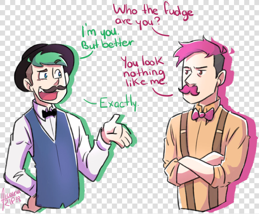 Jameson And Wilford By Aileenarip   Jameson Jackson And Wilford Warfstache  HD Png DownloadTransparent PNG