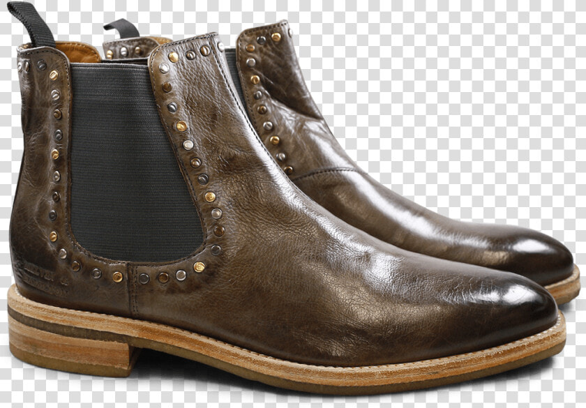 Ankle Boots Tom 2 Milano Morning Grey Rivets Mixed   Chelsea Boot  HD Png DownloadTransparent PNG