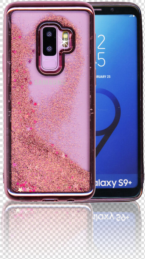 Samsung Galaxy S9 Plus Mm Electroplated Water Glitter  HD Png DownloadTransparent PNG