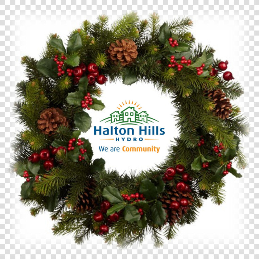 Download Christmas Corner Christmas Wreath Fabric Storage   Mistletoe Round  HD Png DownloadTransparent PNG
