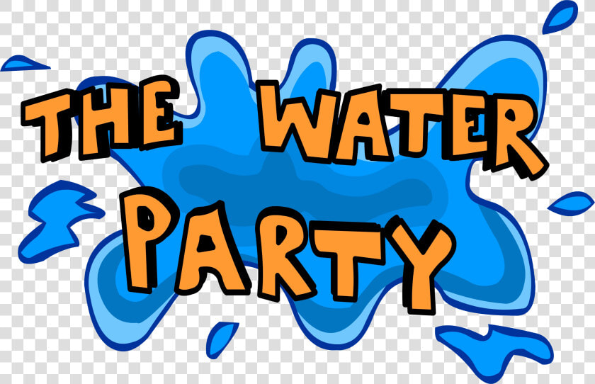 Water Party Clipart   Blue Water Party Clipart  HD Png DownloadTransparent PNG