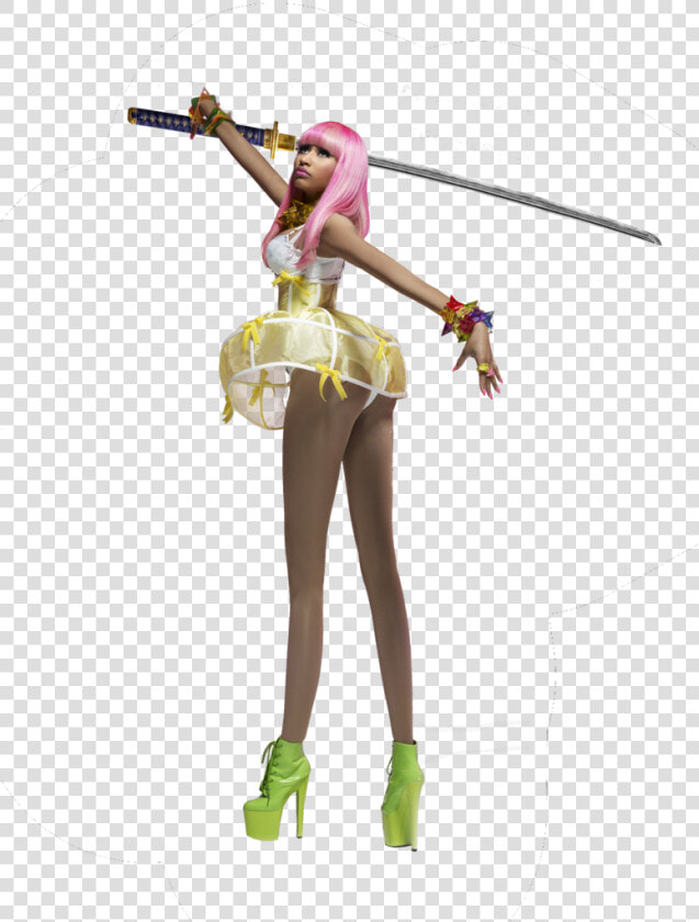 Nicki Minaj With Sword Png By Cjmthecustomboxmaker   Nicki Minaj Drawing Easy  Transparent PngTransparent PNG