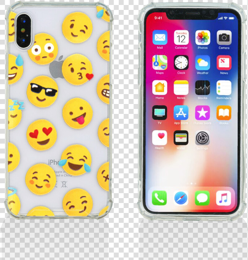Iphone X 10 xs Mm Opal Art Series Emoji   Iphone X No Bezel  HD Png DownloadTransparent PNG