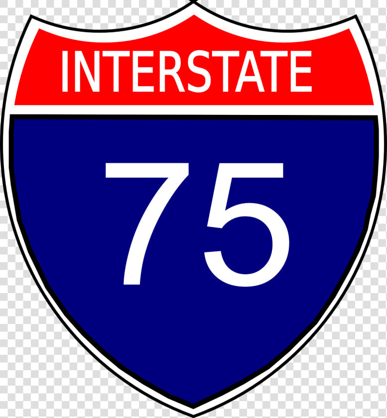 Sign  Interstate 75  America  Highway  Street  Road   Interstate 75 Sign  HD Png DownloadTransparent PNG