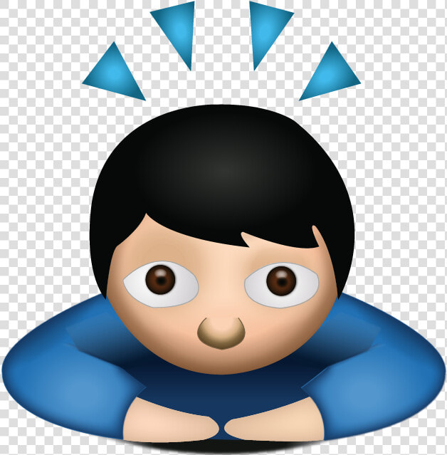 Person Bowing Deeply Emoji  HD Png DownloadTransparent PNG