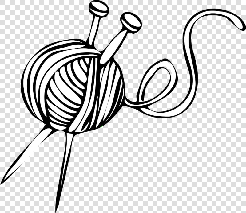 Knitting  Ball  Needles  Yarn   Clip Art Knitting Needles  HD Png DownloadTransparent PNG