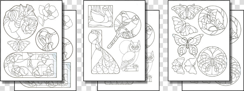Stick N Burn Stained Glass Designs Set 1 Class Lazyload   Stick N Burn  HD Png DownloadTransparent PNG