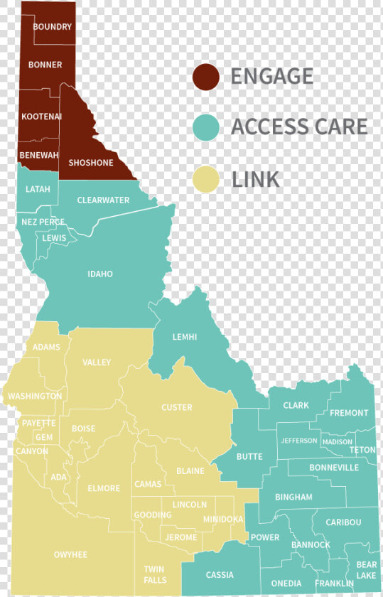 Transparent Montana Outline Png   Idaho Transportation Department District Map  Png DownloadTransparent PNG