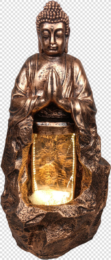 Namaskar Lord Buddha Decorative Water Fountain For   Statue  HD Png DownloadTransparent PNG