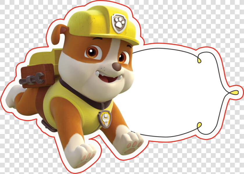 Paw Patrol Rubble Png  Transparent PngTransparent PNG