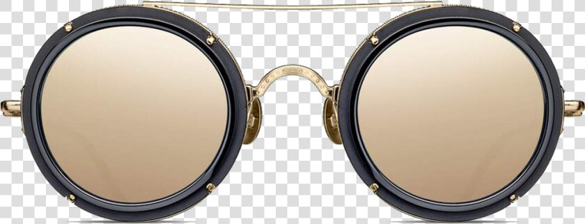 Matsuda M3080 Matte Black Brushed Gold Gld Mirror  HD Png DownloadTransparent PNG