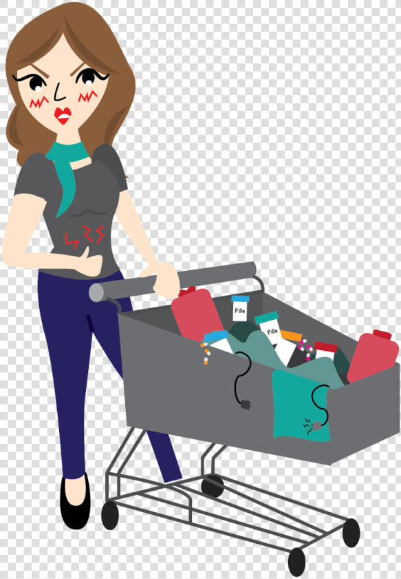 Eyaa By Leslie Rivas On Twitter   Shopping Cart  HD Png DownloadTransparent PNG