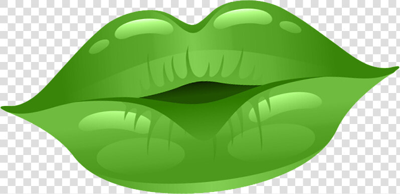 Lips Free On Dumielauxepices   Green Lips Clipart  HD Png DownloadTransparent PNG