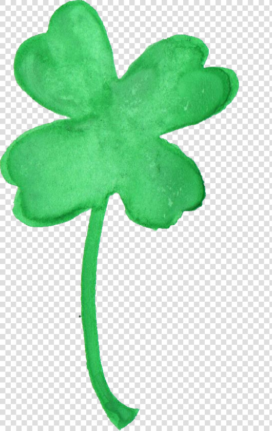 Clover Watercolor Png Clipart   Png Download   Watercolor Four Leaf Clover Png  Transparent PngTransparent PNG