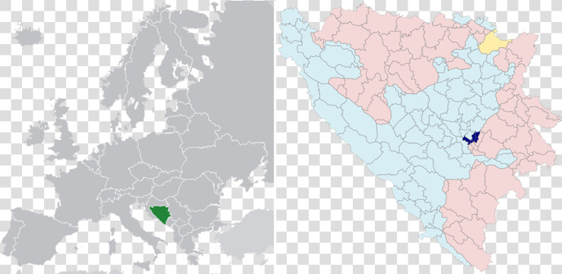 Sarajevo In Bosnia And Herzegovina And Europe   Bosnia In Europe  HD Png DownloadTransparent PNG