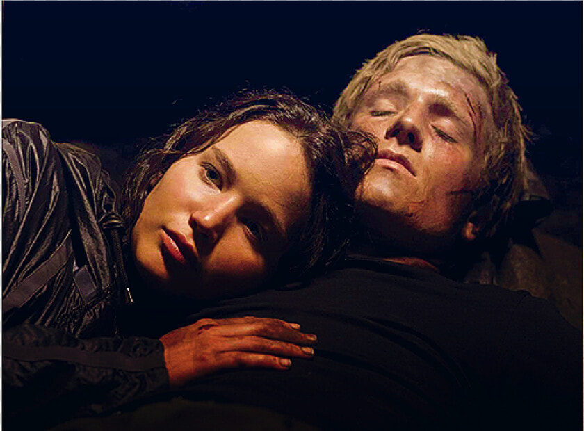 Katniss And Peeta  josh Hutcherson  In The Hunger Games   Hunger Games Peeta And Katniss In The Cave  HD Png DownloadTransparent PNG