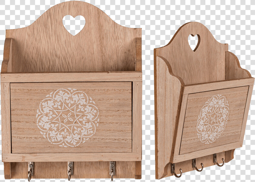 Natural Coloured Wooden Key Box With 3 Hooks  amp  Storage   Legno Portachiavi Da Muro  HD Png DownloadTransparent PNG