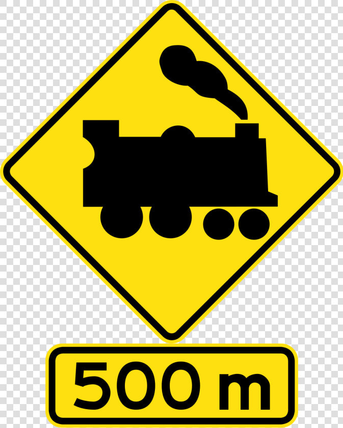Unprotected Railway Crossing Sign  HD Png DownloadTransparent PNG