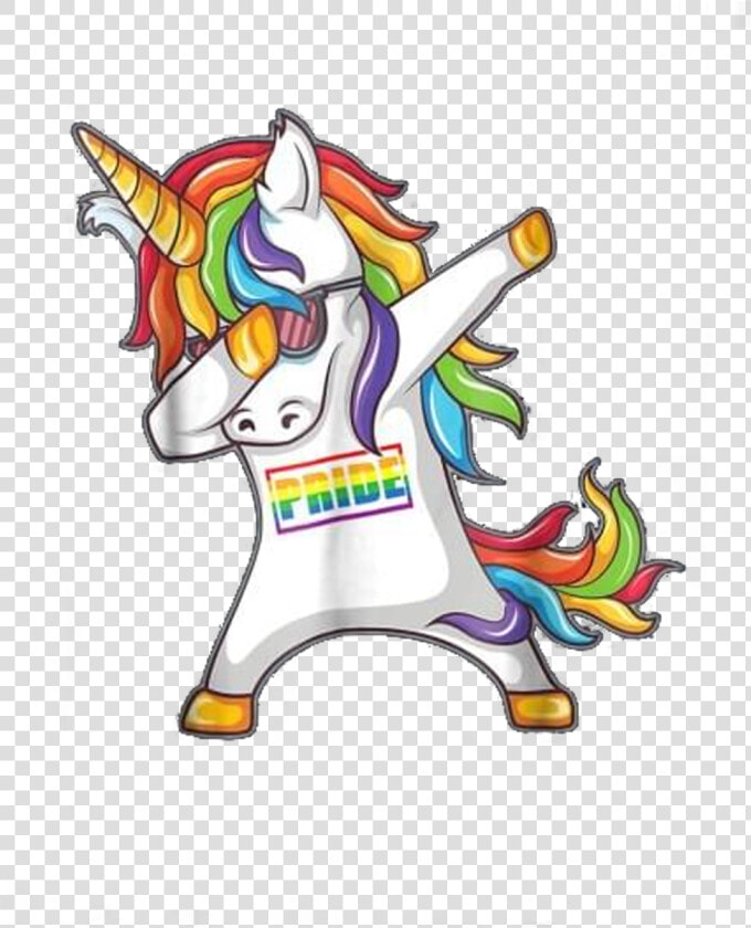 Image For Pride Gay Be Lesbian Unicorn Dabbing Funny   Dabbing Unicorn Png  Transparent PngTransparent PNG