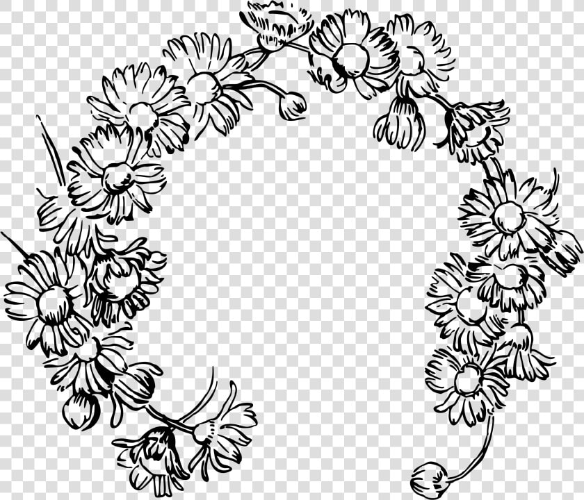 Daisy Chain Clip Arts   Daisy Chain Drawing  HD Png DownloadTransparent PNG