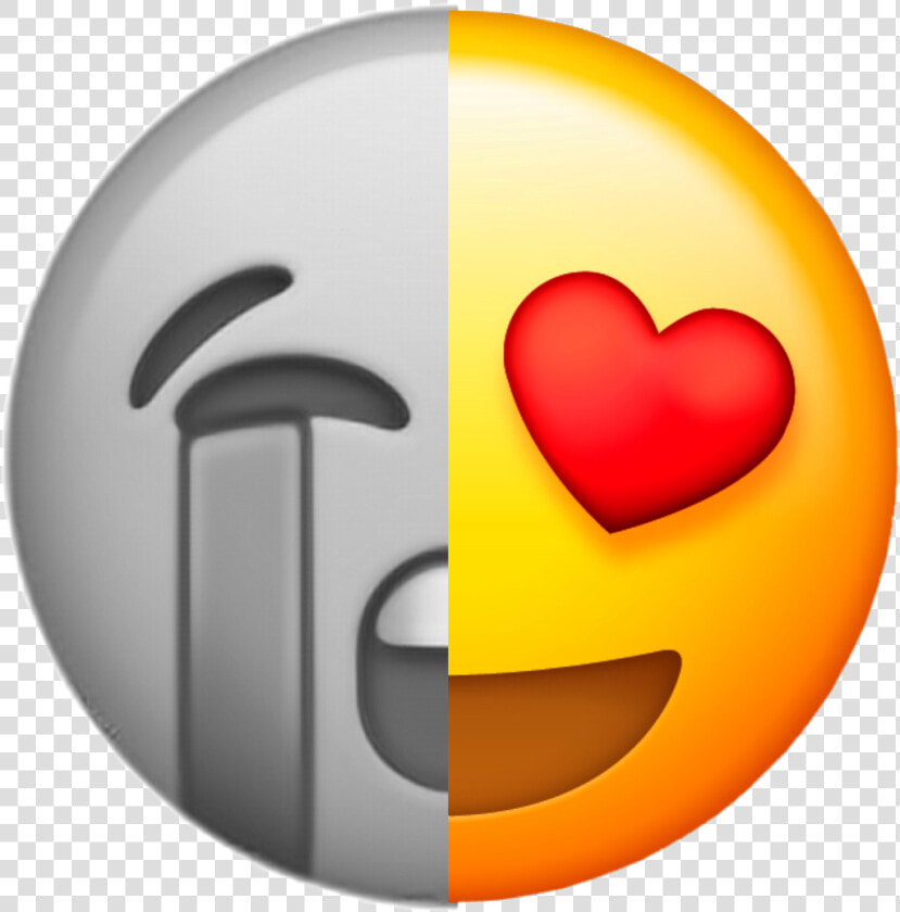  sad  happy  love  thatslove  emoji  freetoedit   Emoji Sad And Happy  HD Png DownloadTransparent PNG