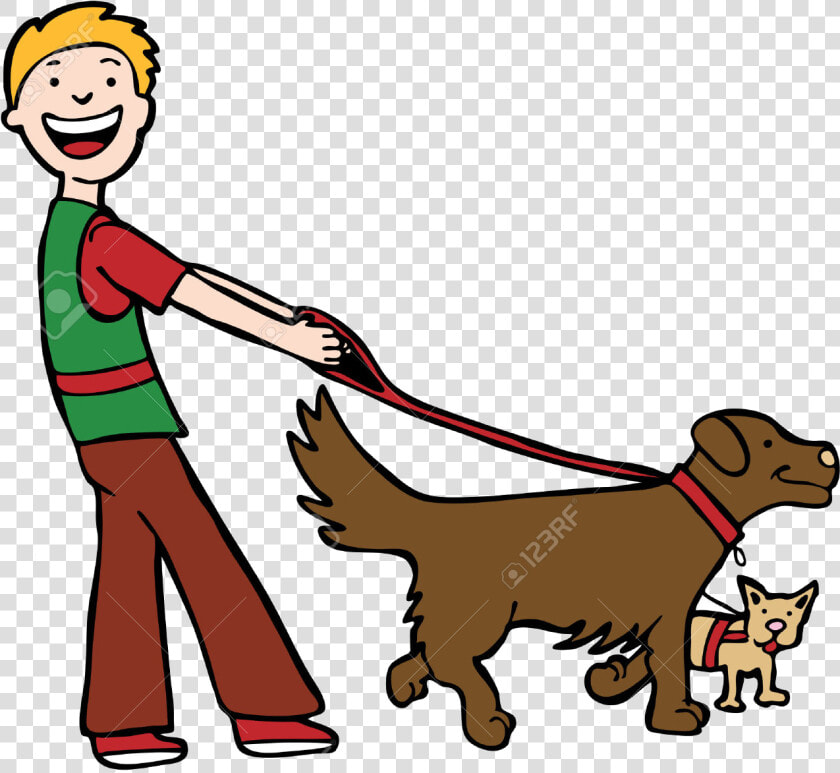 Dog Walking Man Clipart Free Best Transparent Png   Man Walking Dog Clipart  Png DownloadTransparent PNG