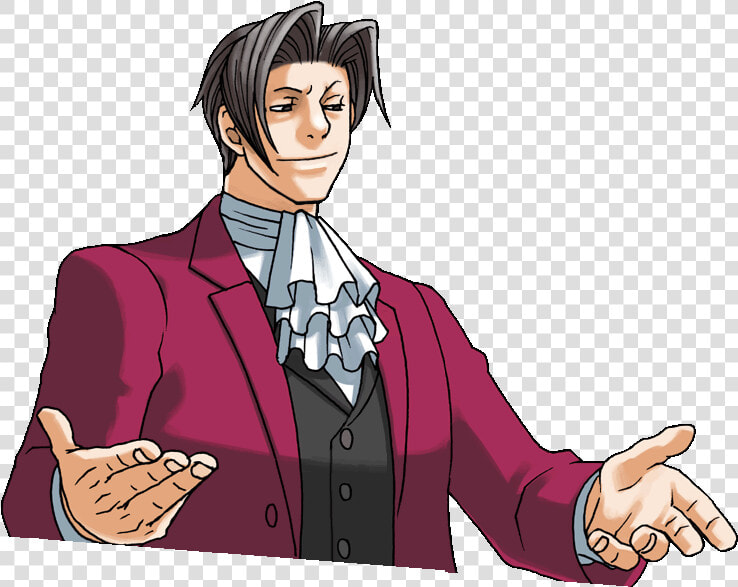Sticker Other Ace Attorney Benjamin Hunter Reiji Mitsurugi   Phoenix Wright Ace Attorney Miles Edgeworth  HD Png DownloadTransparent PNG