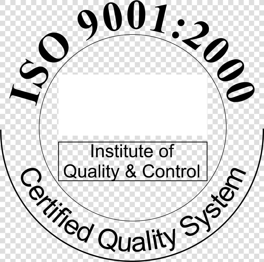Iso 9001 2000 Logo Black And White   Logo Iso 9001 2000  HD Png DownloadTransparent PNG