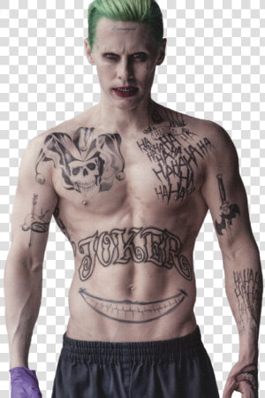 Joker Png   Suicide Squad Joker Tattoos  Transparent Png