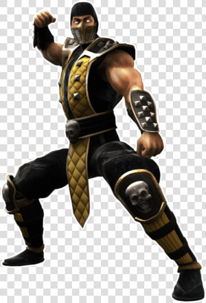 Mortal Kombat Png Transparent Background   Scorpion Mk Shaolin Monks  Png Download