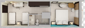Family Suite Condado Plaza Hilton  HD Png Download