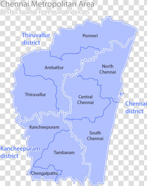 A Graphic Showing The Divisions Of The Chennai Metropolitan  HD Png Download