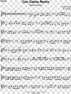 Deep Sea Fandango Violin 2 Sheet Music  HD Png Download