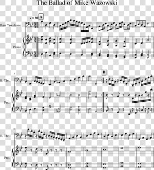 Stardew Valley In The Deep Woods Piano Sheet  HD Png Download