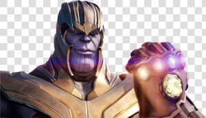 Fortnite Characters Transparent   Thanos With Infinity Stones  HD Png Download