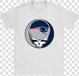 Nfl Team New England Patriots X Grateful Dead Logo   Z Records T Shirt  HD Png Download
