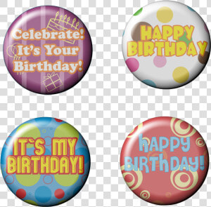 Happy Birthday Button Clipart   Png Download   Bulk Happy Birthday Buttons  Transparent Png