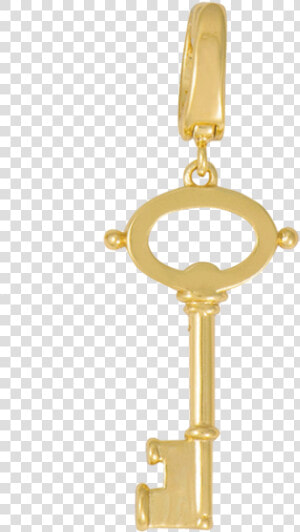 Key Gold Charm   Keychain  HD Png Download